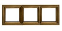 EcoProfi Deco Рамка 3-ная, Антик - артикул EPD483AT
