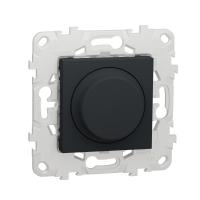 UNICA NEW LED СВЕТОРЕГУЛЯТОР повор-наж, универсальный 5-200Вт, антрацит - артикул NU551454