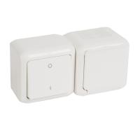 Forix Вык 2п+роз 2К+З IP44 БЕЛ - артикул 782372