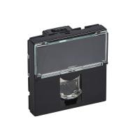 MOSAIC RJ45 STP кат6 2мод черн - артикул 79486