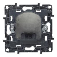 NILOE STEP Вывод кабеля с фиксатором IP21, цвет Алюминий - артикул 863329