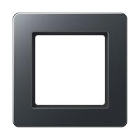 Рамка 1 постовая термопласт Матовый антрацит A Flow - артикул AF581BFANM