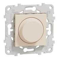 UNICA NEW LED СВЕТОРЕГУЛЯТОР повор-наж, универсальный 5-200Вт, бежевый - артикул NU551444