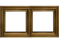 EcoProfi Deco Рамка 2-ная, Антик - артикул EPD482AT