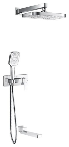Встроенный настенный душ 3 в1 хром R1035 KABINKA.KZ - артикул K0000234183