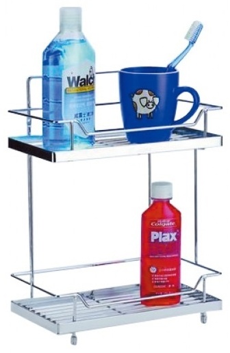 полка навесная POTATO P330-2 (2-х ярусная) уп.12 шт - артикул K0000004970