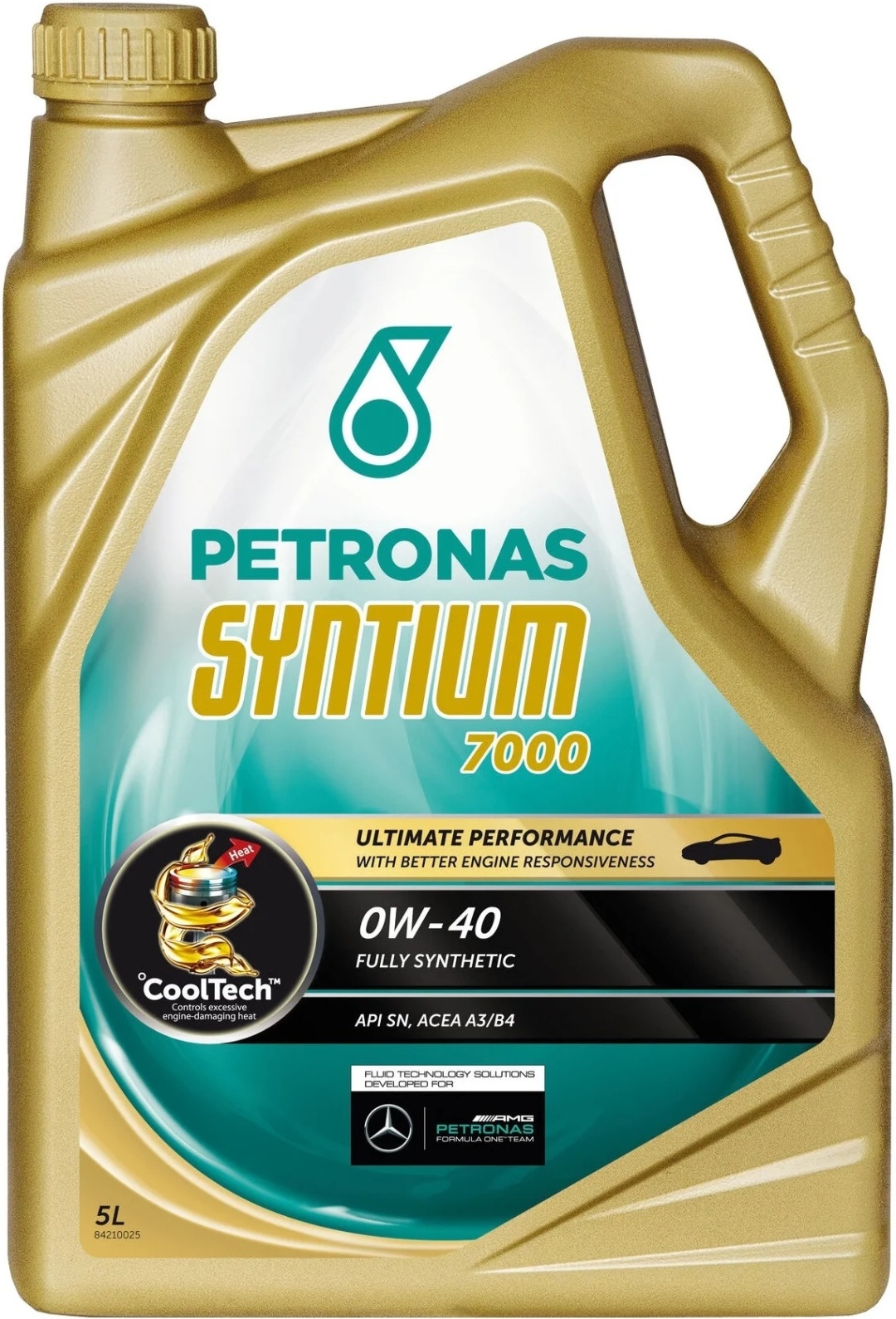 0W40 Petronas SYNTIUM 7000 5L синтет.моторное масло - артикул K0000090259