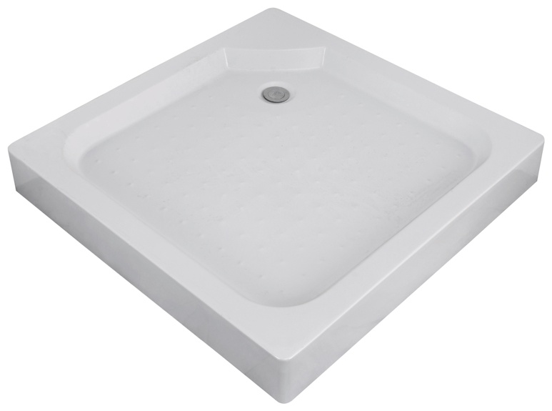 Душевой поддон квадратный, с сифоном, 900*900*150 мм, белый (P-9015S-WH), ABS-пластик - артикул K0000227632