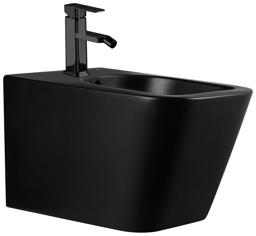 Биде ABBER Rechteck AC1250MB подвесное черное матовое - артикул K0000115096