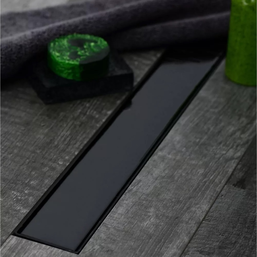 Водоотводящий желоб (трап) VECONI BLACK 650 мм KLASIK, с боковым сливом D 40 - артикул K0000092096