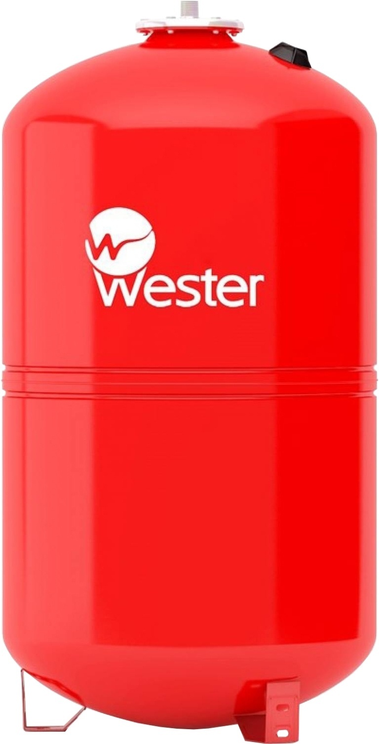 Гидроаккумулятор (расширительный бак) 100 вертикальный (красный) Wester Line WRV - артикул K0000075849