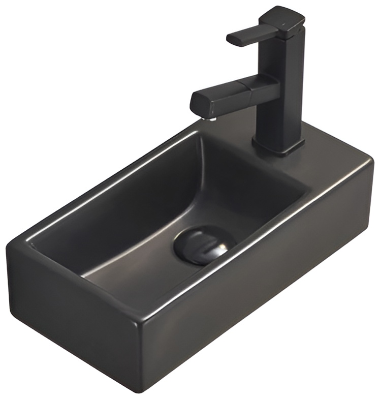 Раковина Gid подвесная 62201L Bm9270L черный матовый - артикул K0000219321