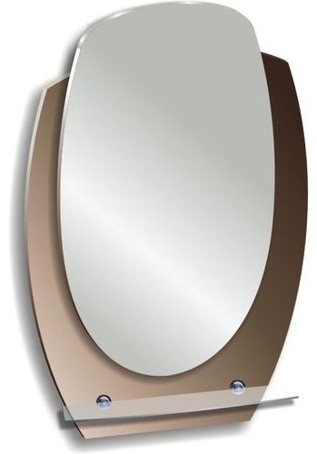 Зеркало Континент "Азалия" (480х665) с полкой - артикул K0000041839