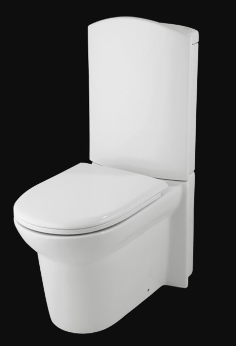 LM1002 Унитаз напольный (с креплениями) нано белый HDC309P - артикул K0000036628