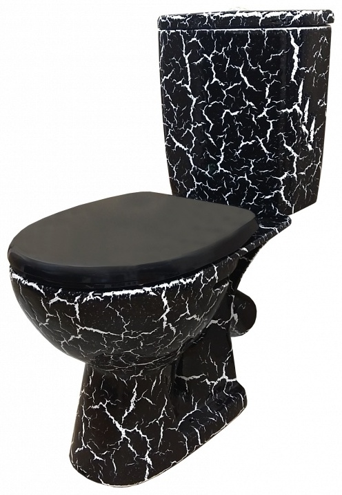 унитаз Лира Киров черный Кракелюр - артикул K0000044528