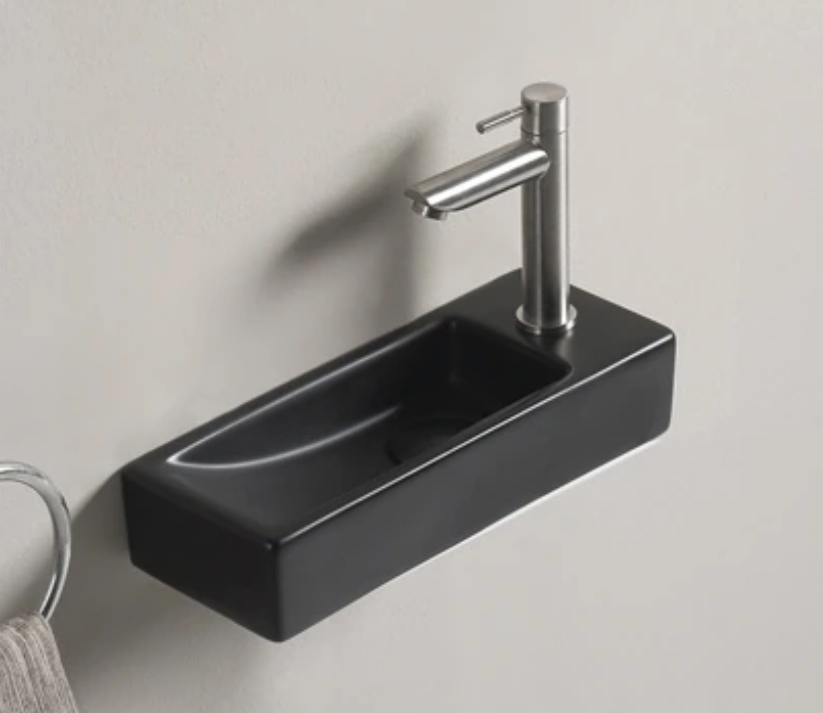 Раковина Gid подвесная 62202L Bm9271L черный матовый - артикул K0000219290