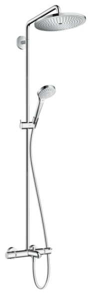 Душевая система с термостатом для ванны, хром Hansgrohe Croma Select S Showerpipe 280 26792000 - артикул K0000262887