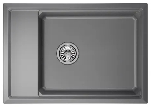 Кухонная мойка АЛЮМИНИУМ   кварц KS-7305 - артикул K0000182632