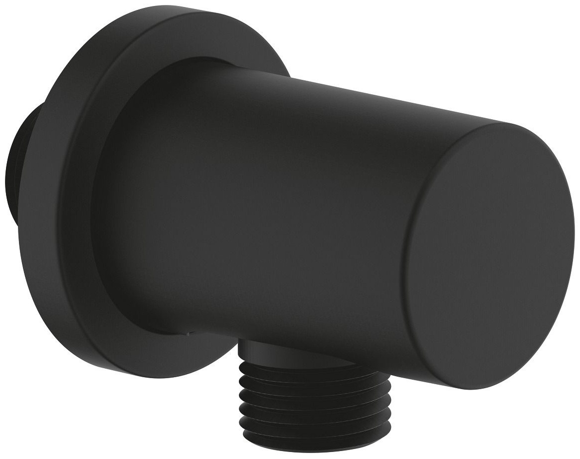 Подключение для душевого шланга GROHE Rainshower круглая розетка, цвет Фантомный чёрный (22118KF0) - артикул K0000171099