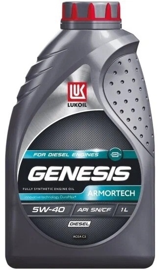 5W40 Лукойл GENESIS ARMORTECH 1л синтет. моторное масло - артикул K0000089874
