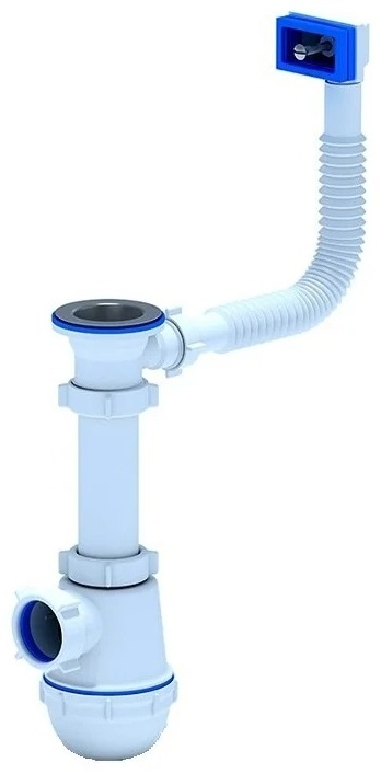 Сифон АНИ C0140 1 1/2"*40 с переливом мойки - артикул K0000057307