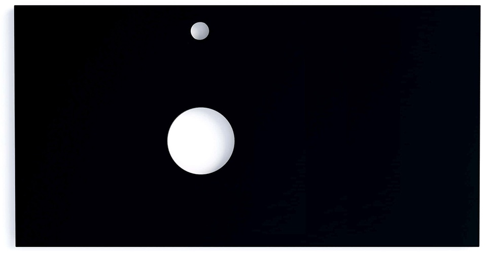 Столешница МДФ "ЛОФТ-90 см" черная матовая - артикул K0000227427