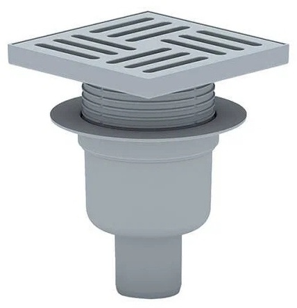 трап вертик.вып.50 рег. с решеткой из пластика 15х15 (ТА5710) - артикул R0005662