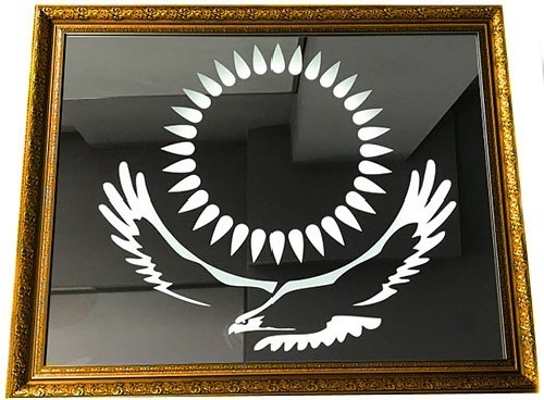 Зеркало Континент "Kazakhstan Gold LED" - артикул K0000041618