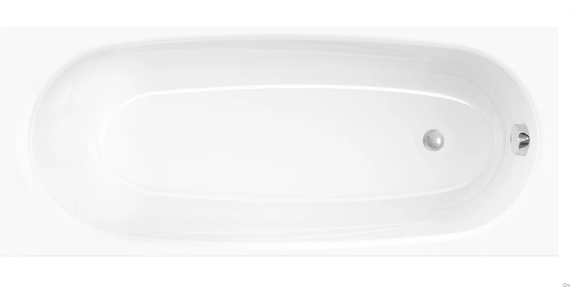 Комплект Ванна Domani-Spa Standard 1700*700*410 (НОЖКИ + СИФОН + экран + лента бордюрная 38*335 мм LUX FULL - артикул K0000167876