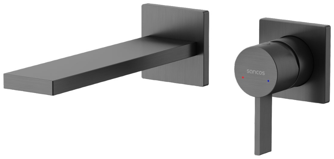 SC9021GG Смеситель для раковины Linn c внутренней частью, вороненая сталь - артикул K0000220493