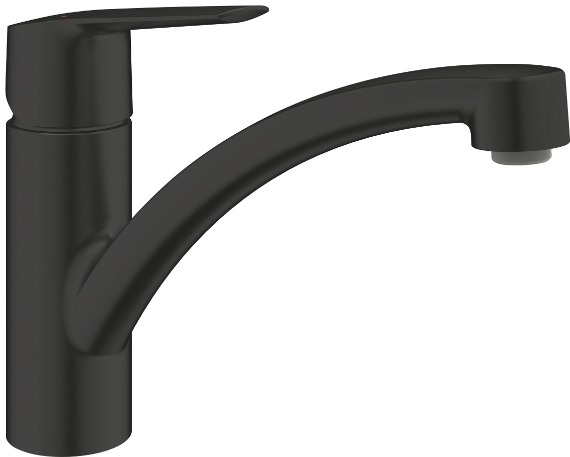 Сместель для мойки GROHE Start однорычажный, DN 15, черный матовый (324412432) - артикул K0000169985