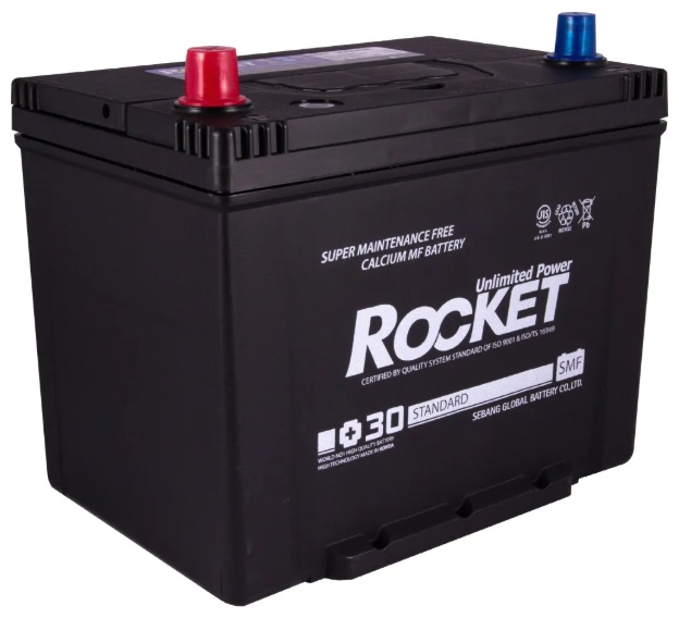 Аккумулятор Rocket 80 Ач SMF 85D26R прямая полярность +/- - артикул K0000197201