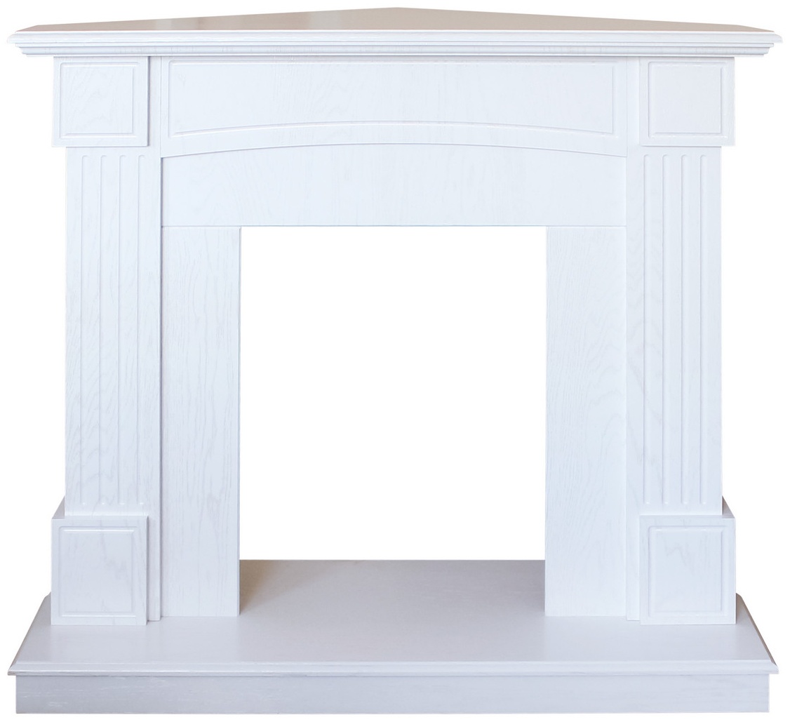 Портал для электрокамина ANDREA CORNER STD/EUG WT-F513 (970х1045х670, МДФ,фактурный белый) - артикул K0000101821