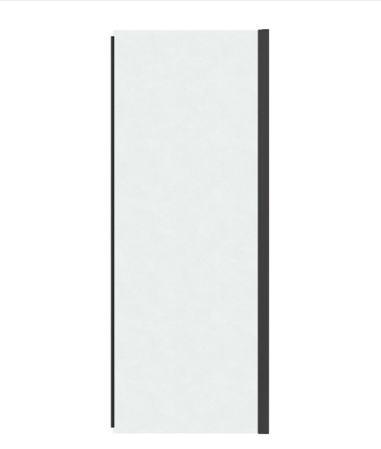 Боковая стенка Grossman Pragma 200.K33.03.100.21.02 (100х195) черный матовый,стекло шиншилла, 1 место - артикул K0000226851