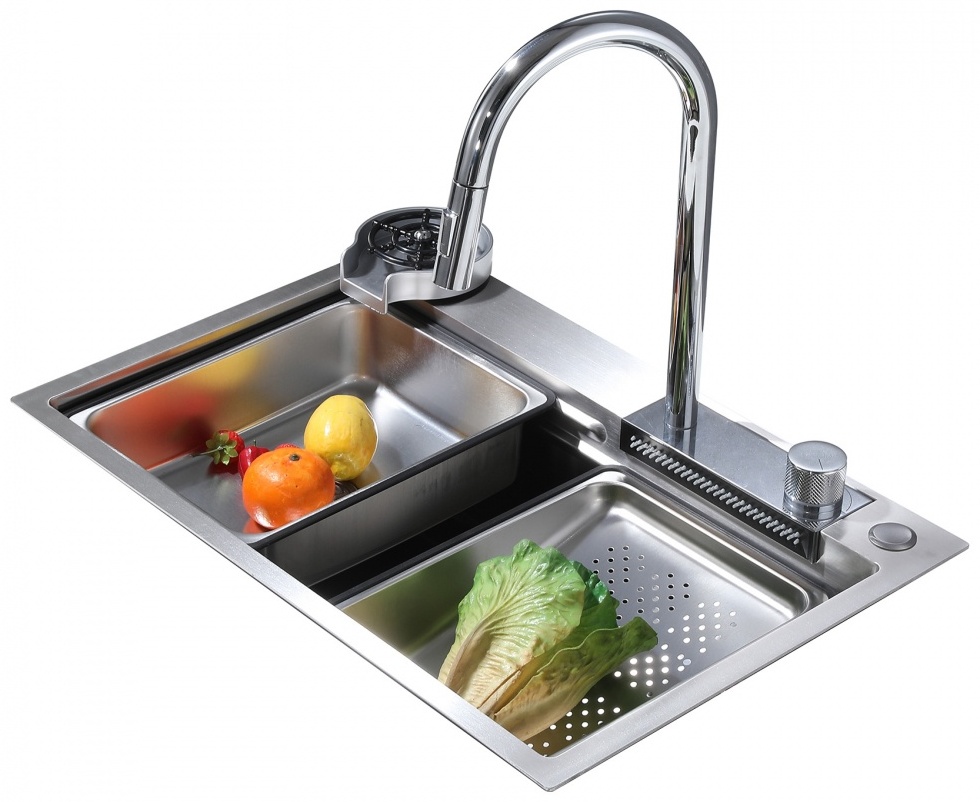 Кухонная мойка ABBER Wasser Kreis AF2194 хром - артикул K0000084701