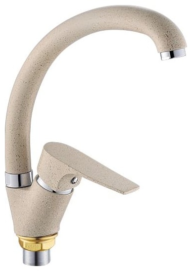 Смеситель POTATO Р59222-9 кухня высокий излив (крепление гайка) уп.2 шт - артикул K0000019382