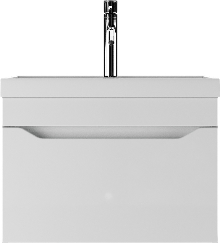 Комплект Тумба подвесная с умывальником  "Bazis 60" Ева с одним ящиком В1 Адай  - артикул K0000189090