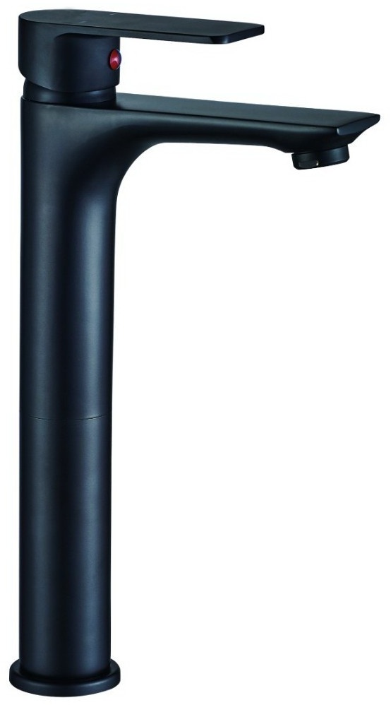 DORIS BM20L1B Смеситель для раковины черного цвета, корпус из латуни, цинковая ручка; с картриджем S - артикул K0000056311