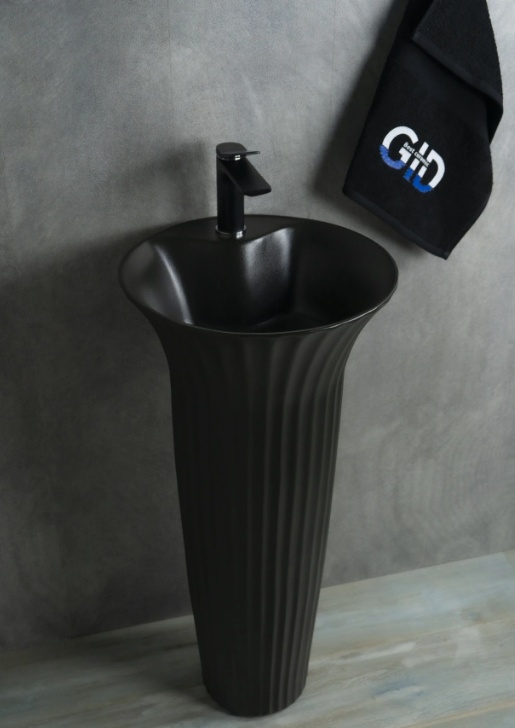 Раковина Gid напольная 81114 Nb132bg черный графит - артикул K0000219266