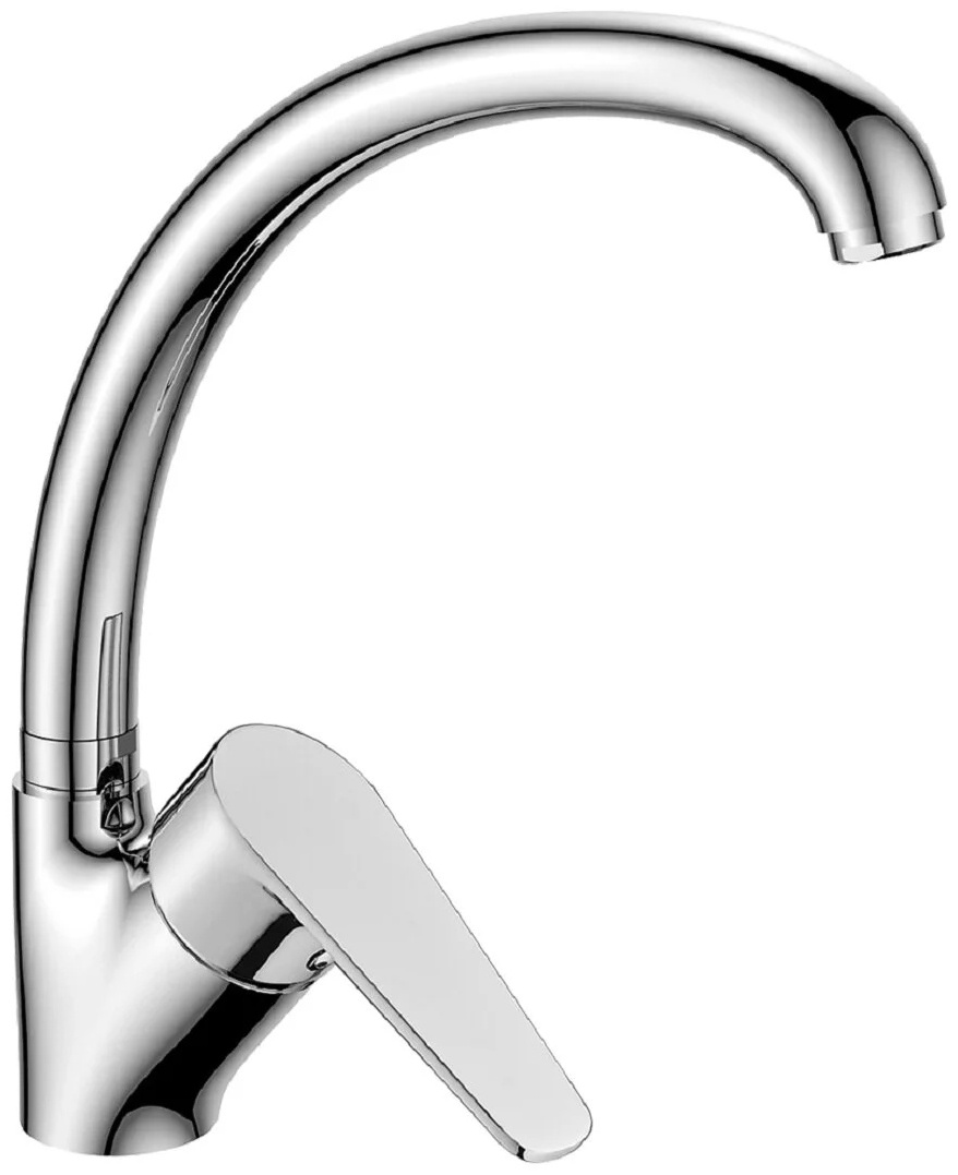 DR72021 Смеситель DecoRoom одноручный для кухни с высоким поворотным изливом, хром - артикул K0000081966