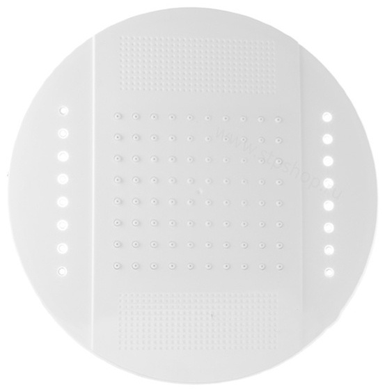 Душ верхний белый 250 мм с подсветкой БЛИСТЕР - артикул K0000039012