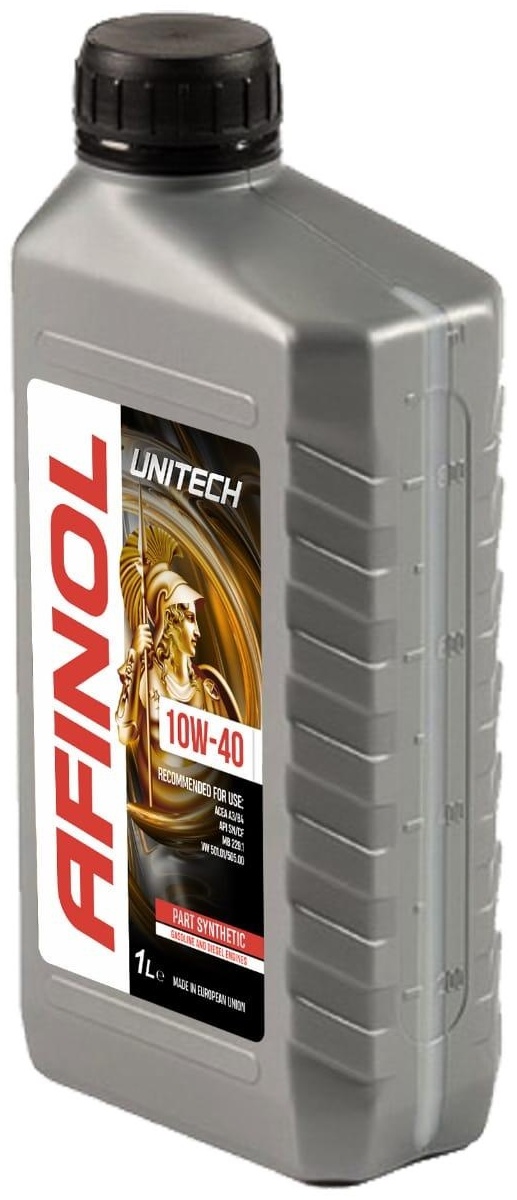 10W40 AFINOL UNITECH 1L полусинтет.моторное масло - артикул K0000091026