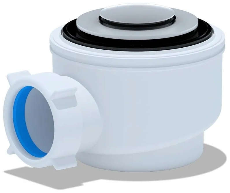 E410СL Сифон для душ. поддона 1 1/2*50 хром, клик-клак - артикул K0000057318