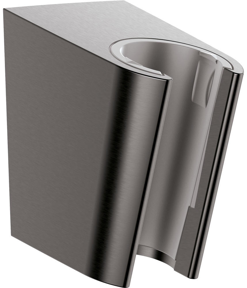 Держатель ручного душа, шлифованный черный хром Hansgrohe Porter S 28331340 - артикул K0000263010