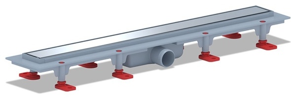 Трап TLQ1185G пласт.лин.cух.вып 40 реш.нерж.сталь.глянец.Штиль 850 - артикул K0000032593