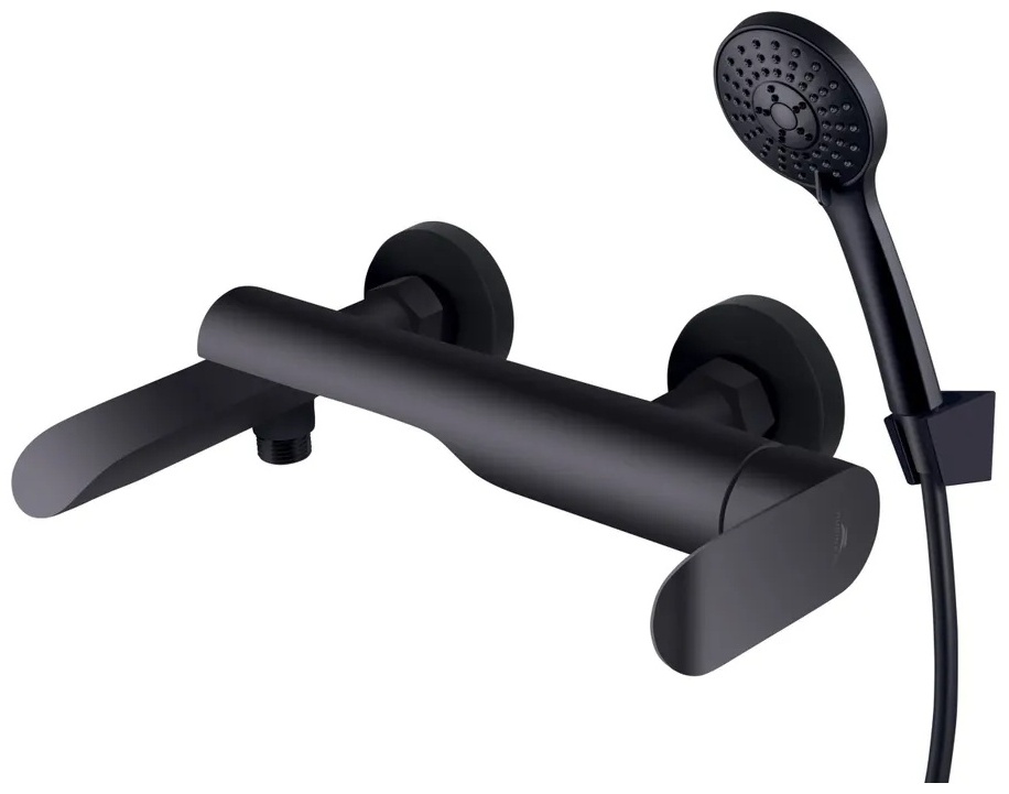 Смеситель RUBINETA Ultra-10/К для ванны поворотный U1KP68 (BK) (SW) - артикул K0000095039