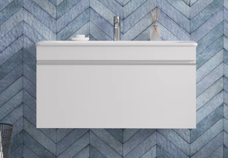 Комплект тумбы навес. PULSUS 1000 белый 1 ящик с умыв. PULSUS - артикул K0000232045