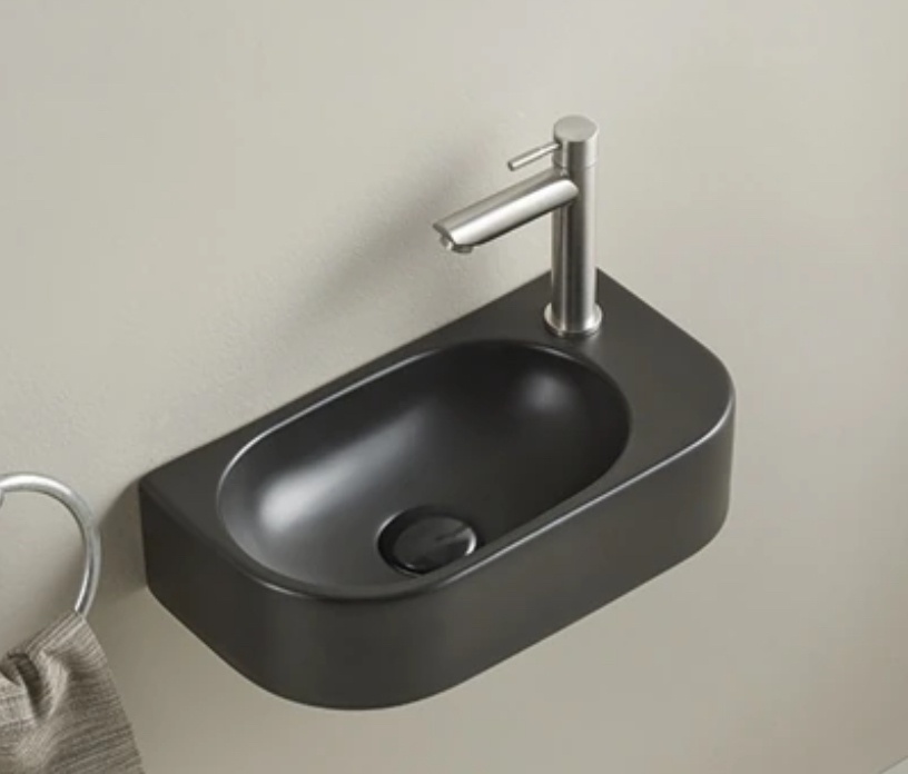 Раковина Gid подвесная 62204L Bm9274L черный матовый - артикул K0000219322