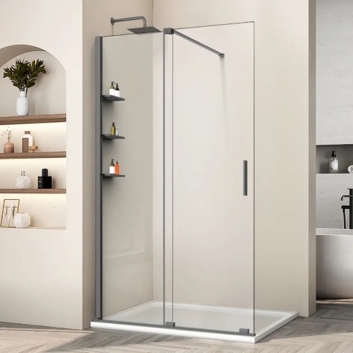 Душевая перегородка Walk-In VSW-1WSL120CLGM, 1200*2000, вороненая сталь, стекло прозрачное - артикул K0000263868