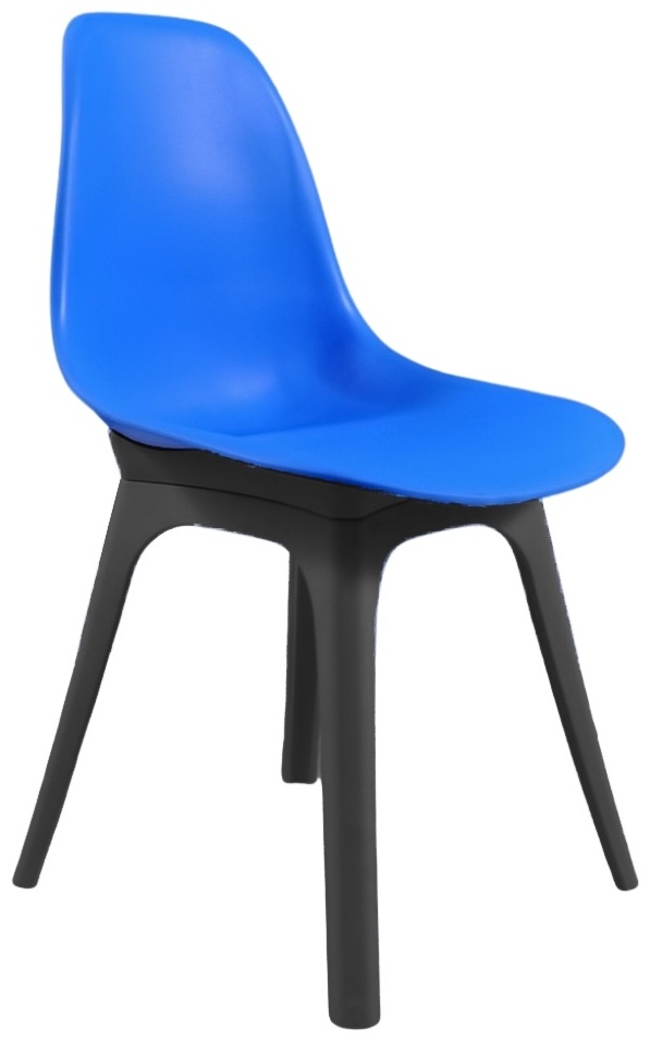 Стул ИМС BIO сиденье синее ножка пласт.черная - артикул K0000057097